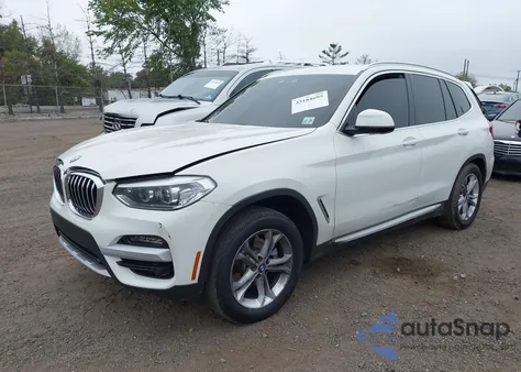 2021 BMW X3 xDrive30I из США, поврежденный, VIN 5UXTY5C08M9E71248